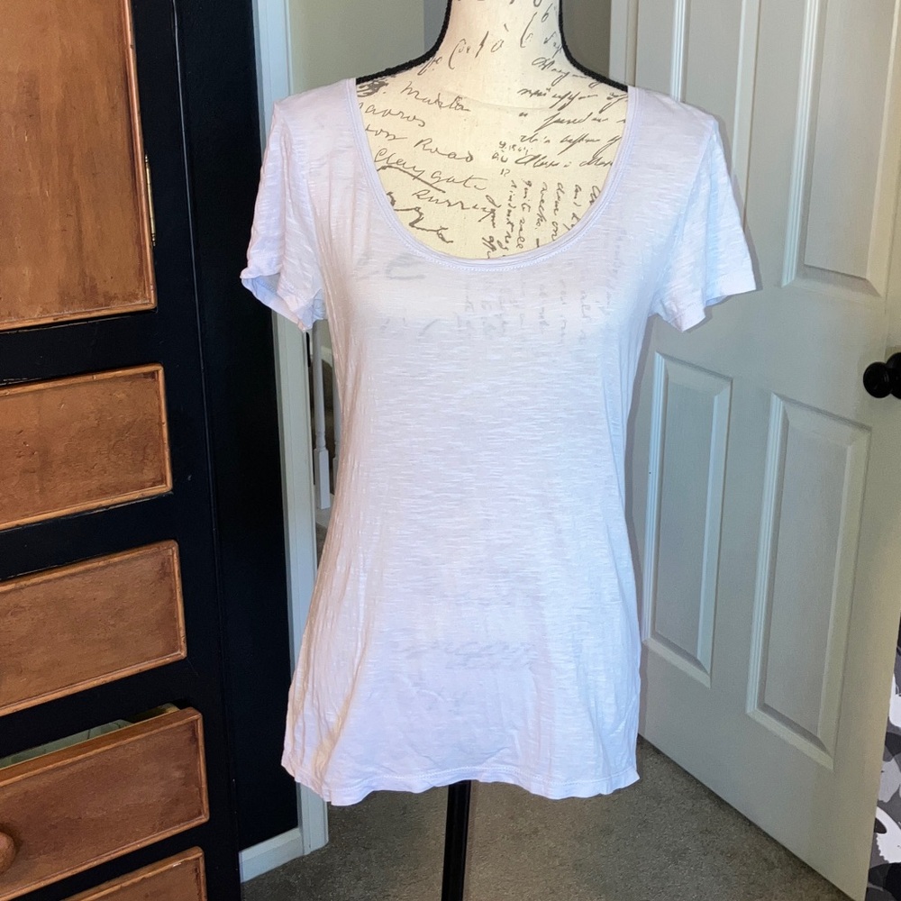 LOFT Sun Washed Gray T-Shirt